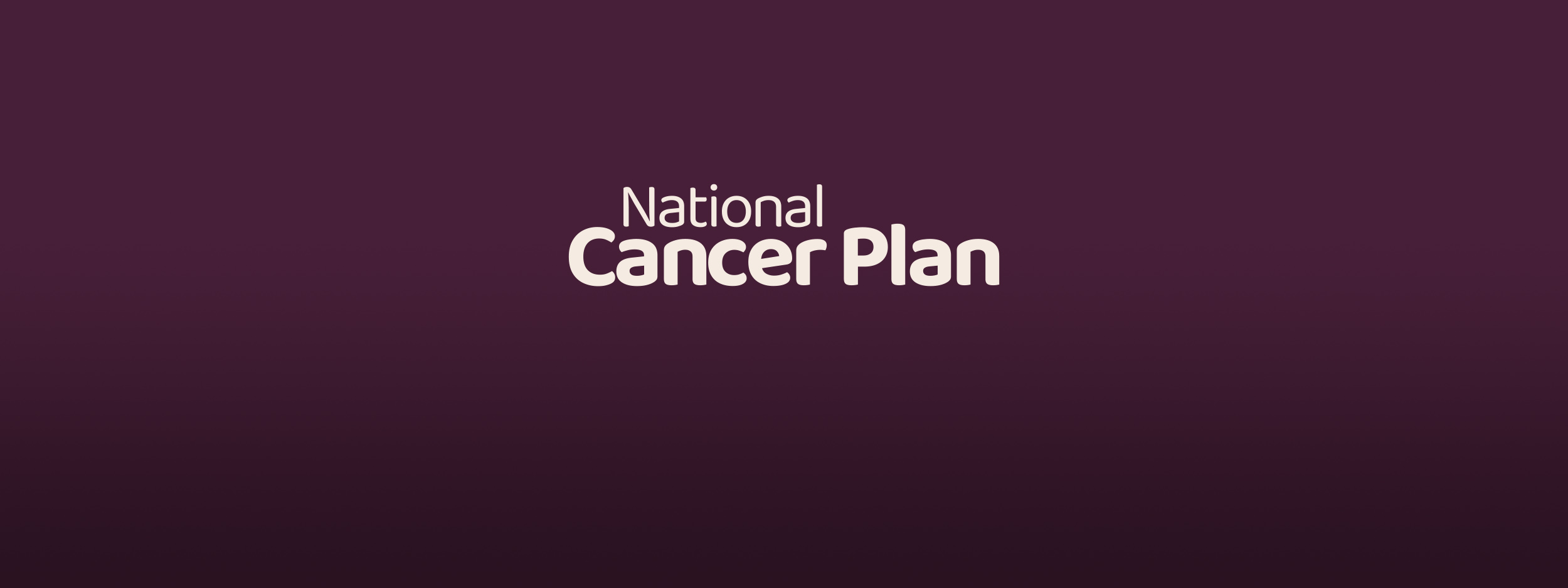 An image displaying the National Cancer Plan name