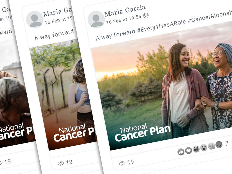 Complication of social media posts around the National Cancer Plan